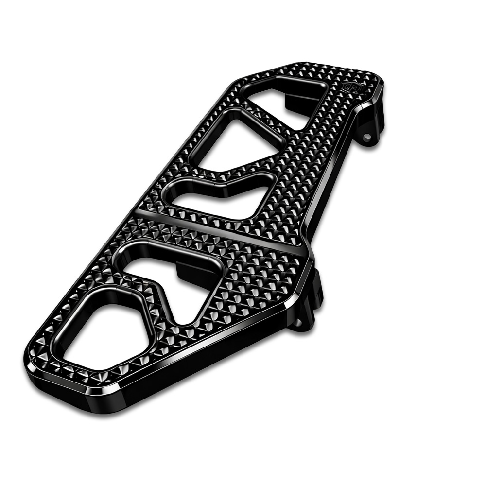 OFFRAMP STRIKE DECK™ Rider Footboards – CNC-Machined Black Finish for Harley Touring & Softail Models - Image 5