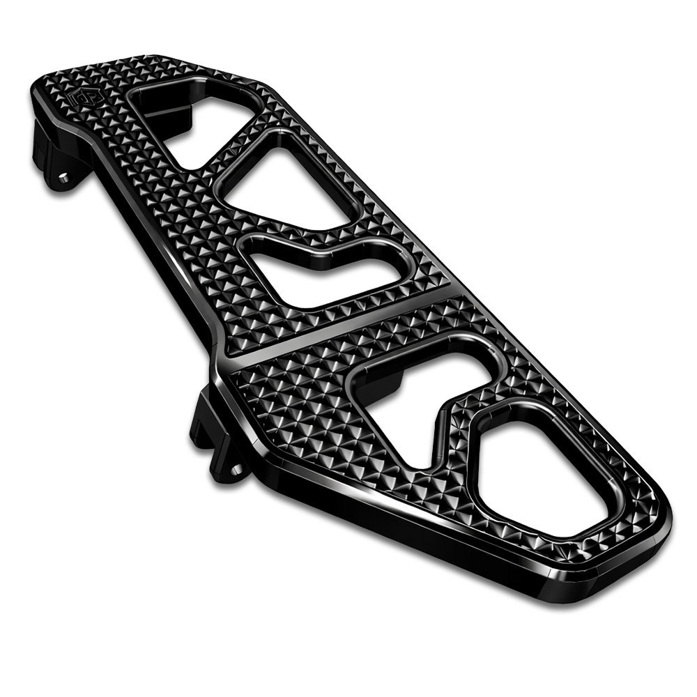 OFFRAMP STRIKE DECK™ Rider Footboards – CNC-Machined Black Finish for Harley Touring & Softail Models - Image 4
