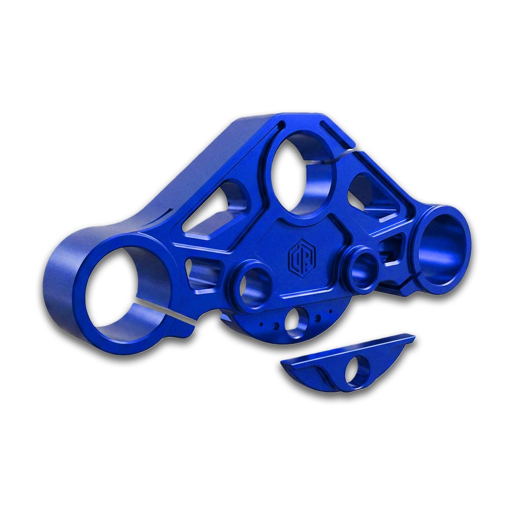 OFFRAMP WARPATH™ Touring Top Triple Tree – CNC Billet Anodized Finish for Harley Road Glide 2015–2023 - Image 15