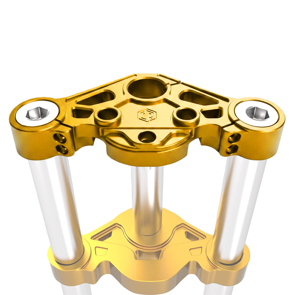 OFFRAMP WARPATH™ Touring Top Triple Tree – CNC Billet Anodized Finish for Harley Road Glide 2015–2023 - Image 25