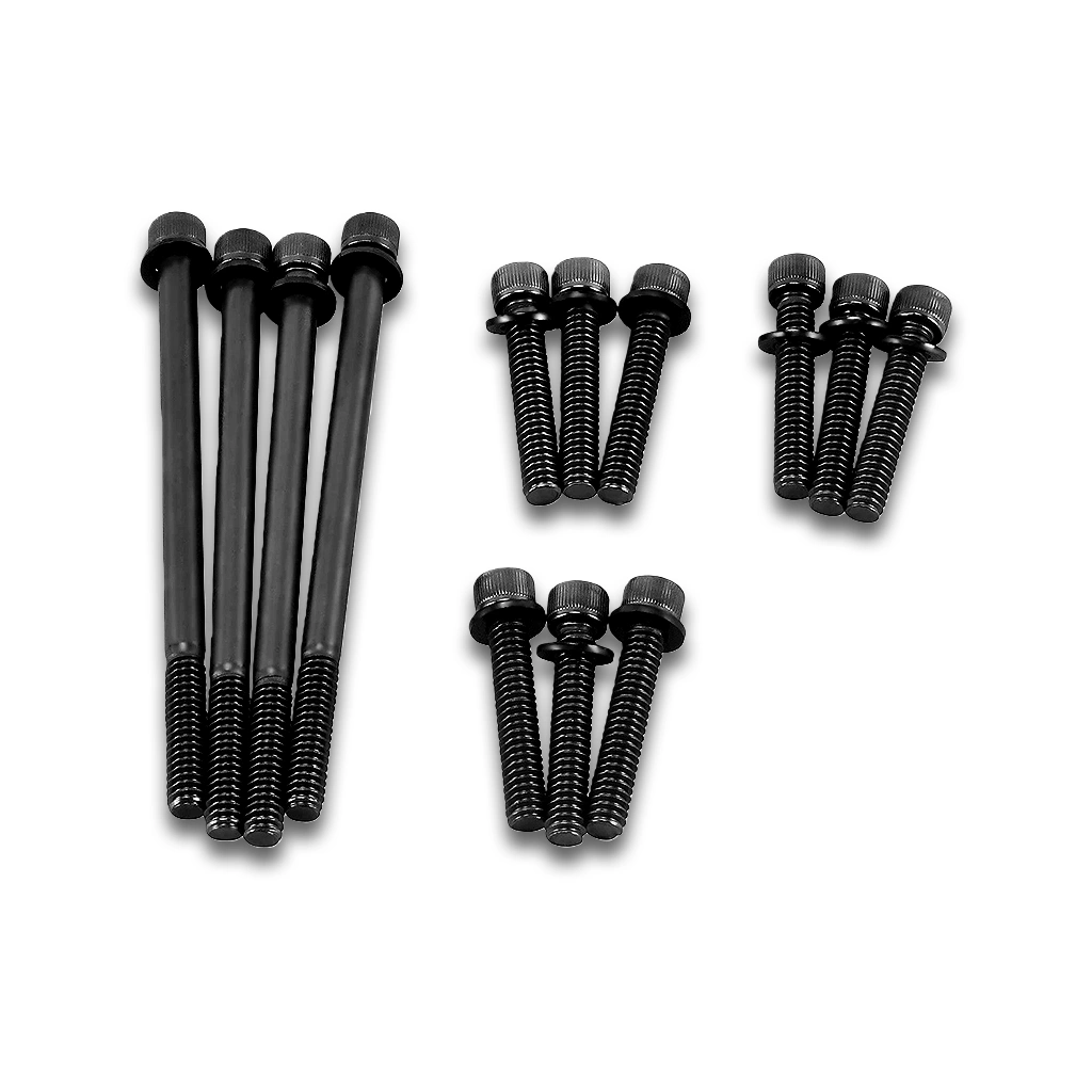 Black Outer Primary Cover Bolt Kit for Harley Softail Models 2006–2017 - Image 8