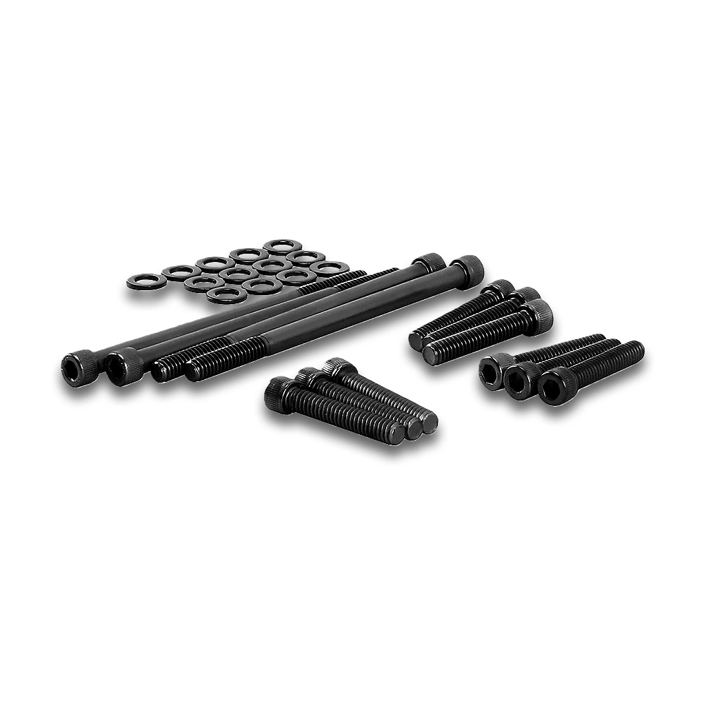 Black Outer Primary Cover Bolt Kit for Harley Softail Models 2006–2017 - Image 4