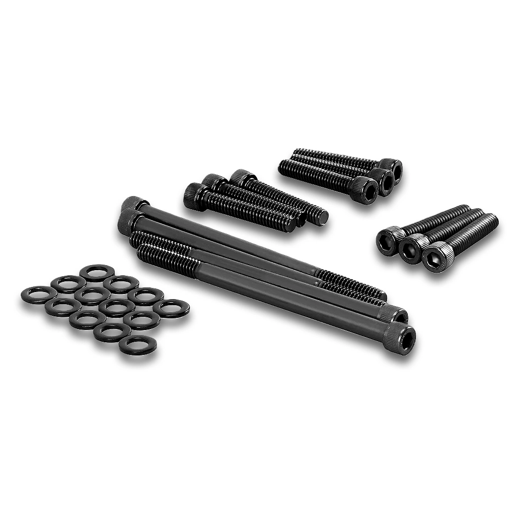 Black Outer Primary Cover Bolt Kit for Harley Softail Models 2006–2017 - Image 3