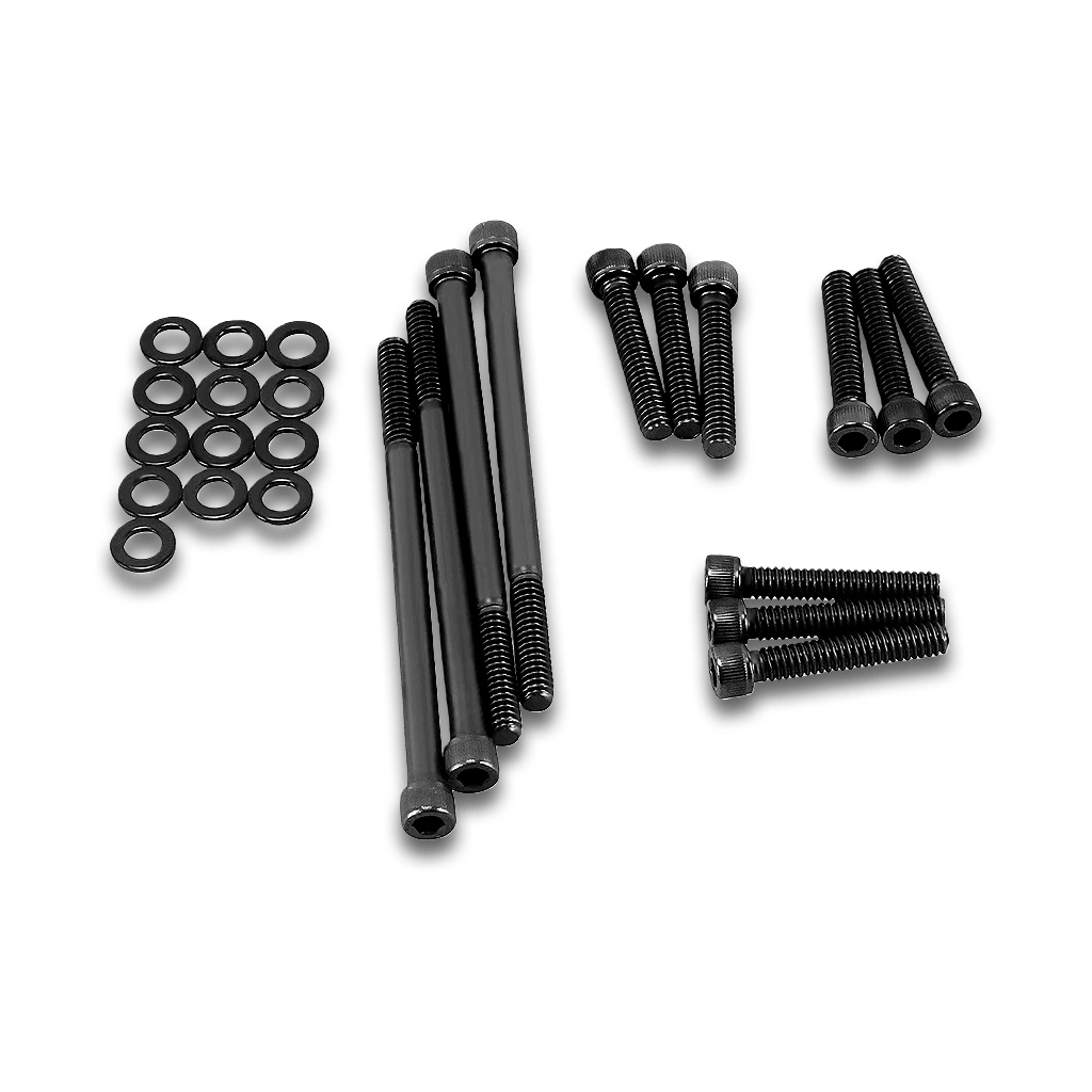 Black Outer Primary Cover Bolt Kit for Harley Softail Models 2006–2017 - Image 5