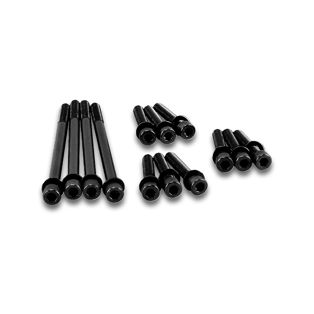 Black Outer Primary Cover Bolt Kit for Harley Softail Models 2006–2017 - Image 7