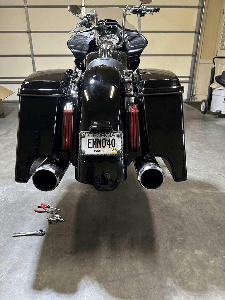 Black CVO-Style LED Rear Fender System for Harley Touring Models(2014–Mid 2023) - Image 9