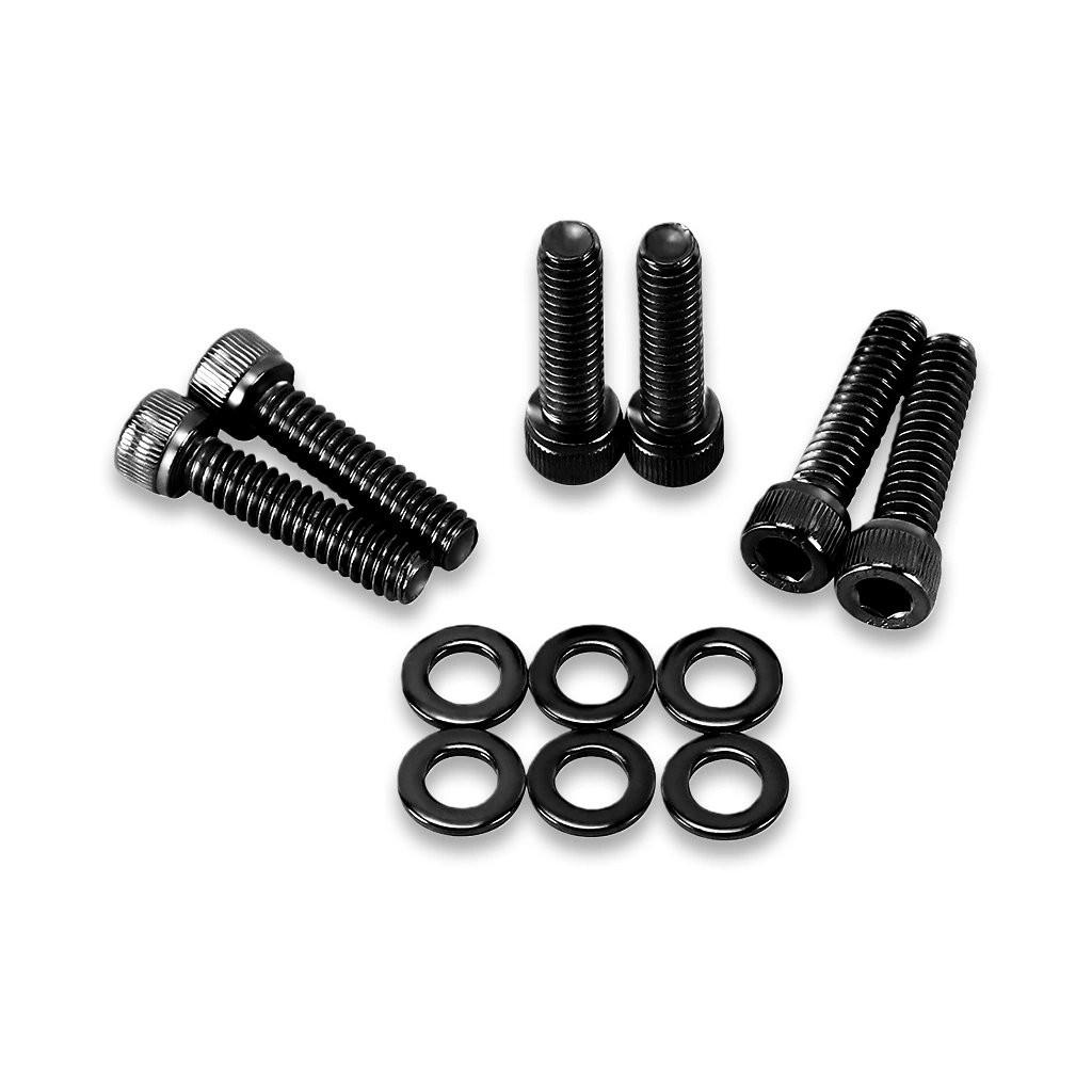 Black Transmission Top Cover Bolt Kit for Harley Softail, Dyna & Touring 2006–2025 - Image 3