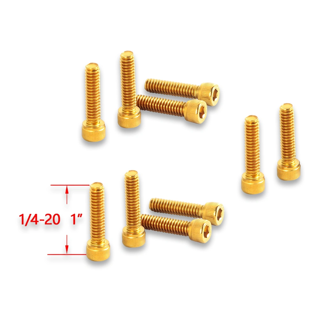 Gold Engine Cam Cover Bolt Kit for Harley Softail & Touring 2018–Later - Image 3