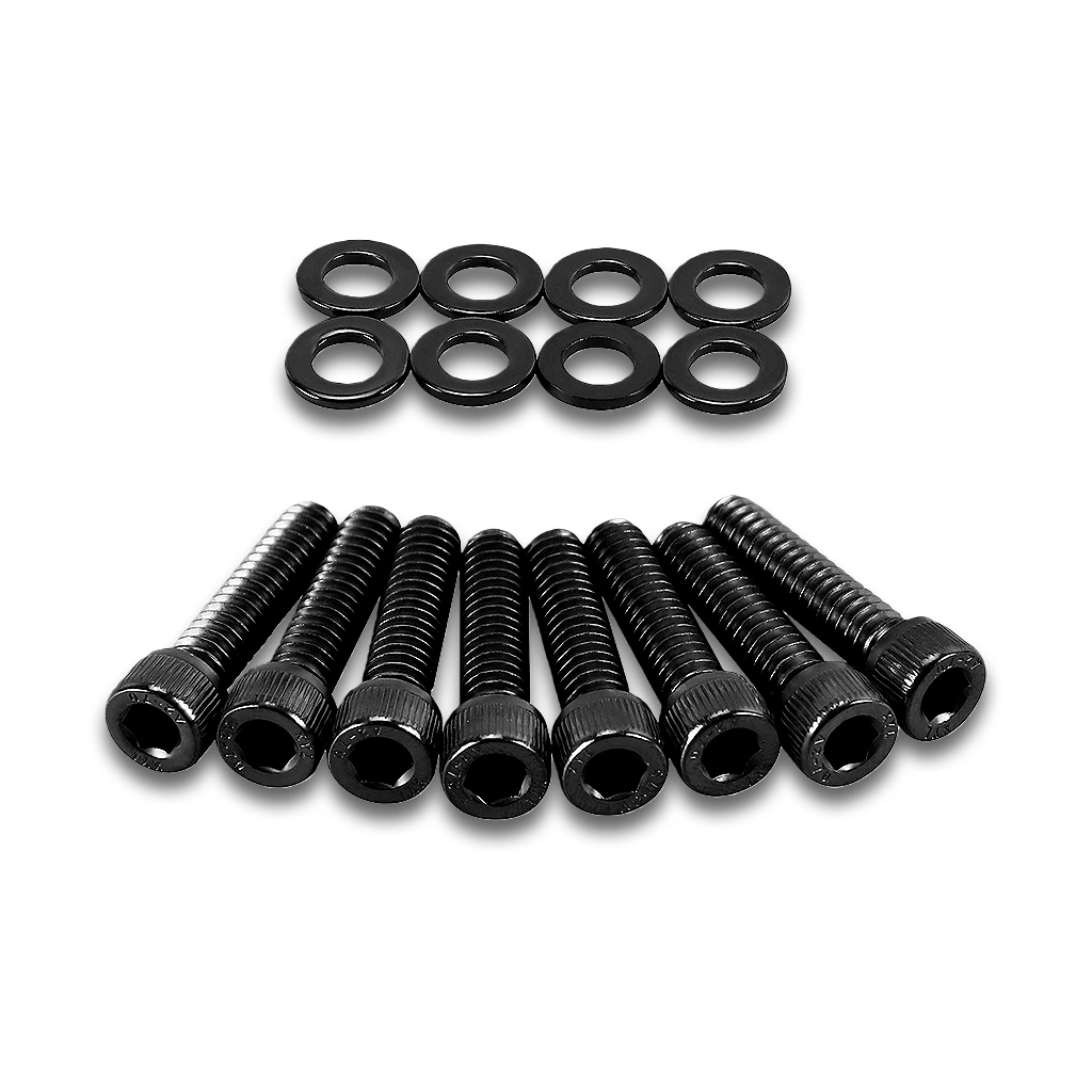 Black Engine Lifter Cover Bolt Kit for Harley Softail, Dyna & Touring 2000–Later - Image 2
