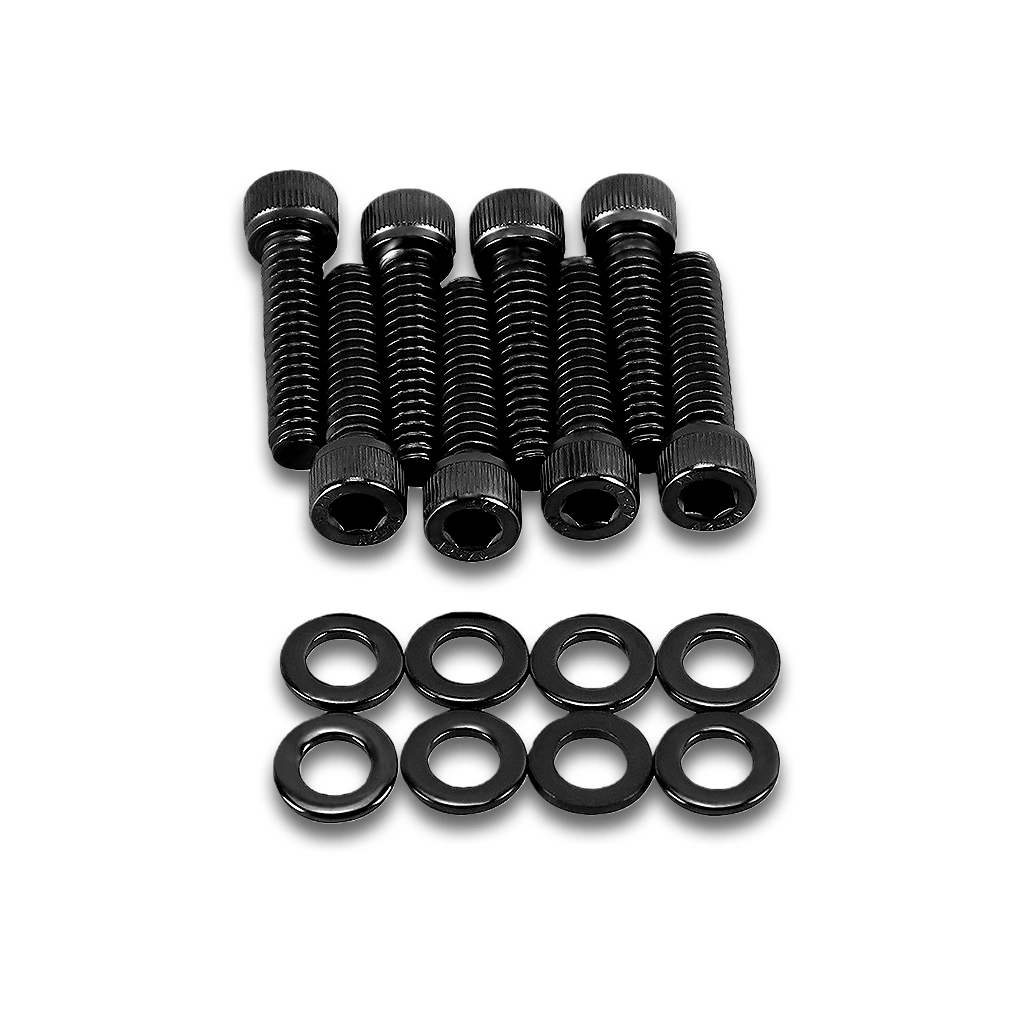 Black Engine Lifter Cover Bolt Kit for Harley Softail, Dyna & Touring 2000–Later - Image 5