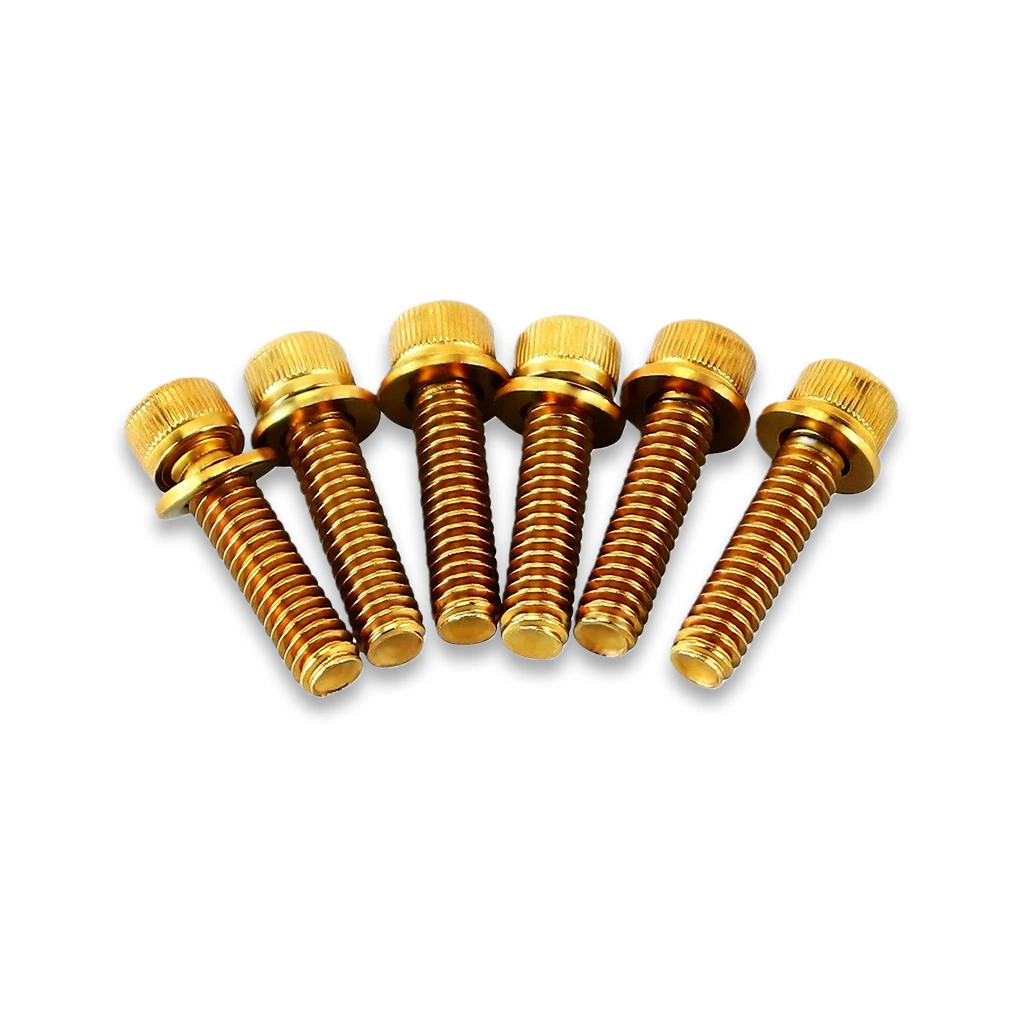 Gold Transmission Top Cover Bolt Kit for Harley Softail, Dyna & Touring 2006–2025 - Image 2