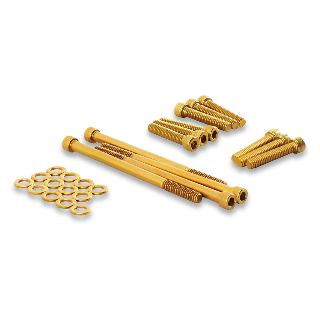 Gold Outer Primary Cover Bolt Kit for Harley Softail Models 2006–2017 - Image 7