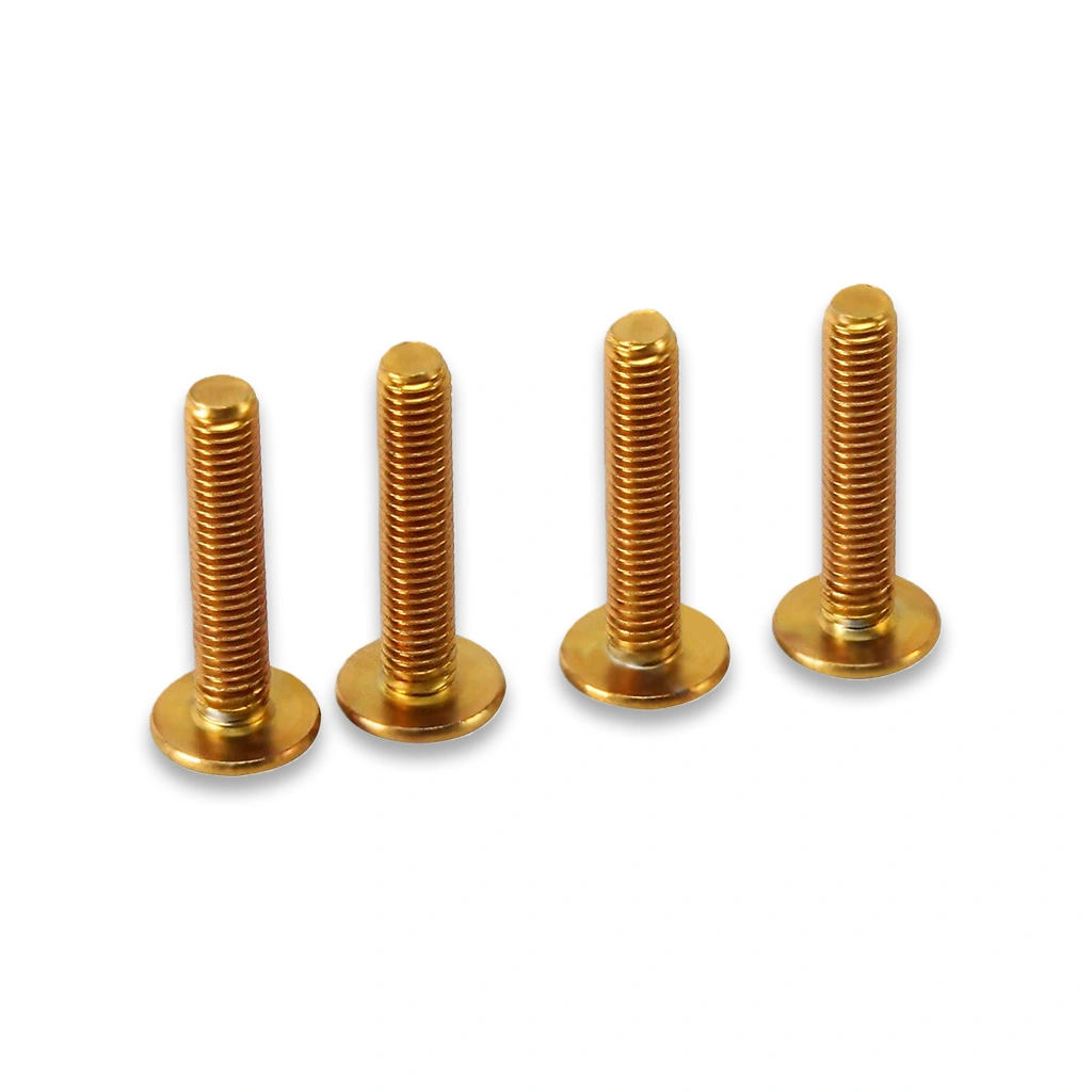 Gold M5 Windshield Bolt Kit for Harley Road Glide 2015–2023 - Image 2