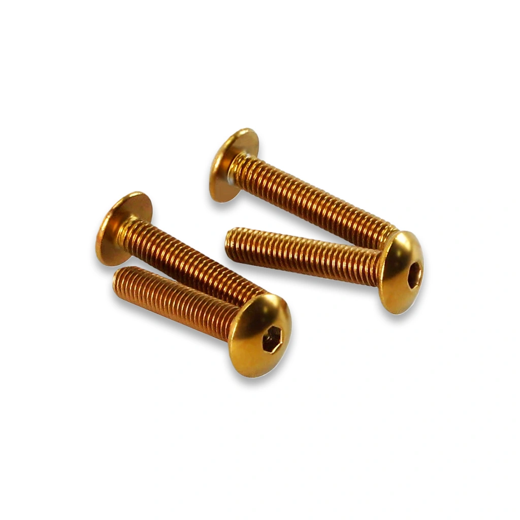 Gold M5 Windshield Bolt Kit for Harley Road Glide 2015–2023 - Image 4