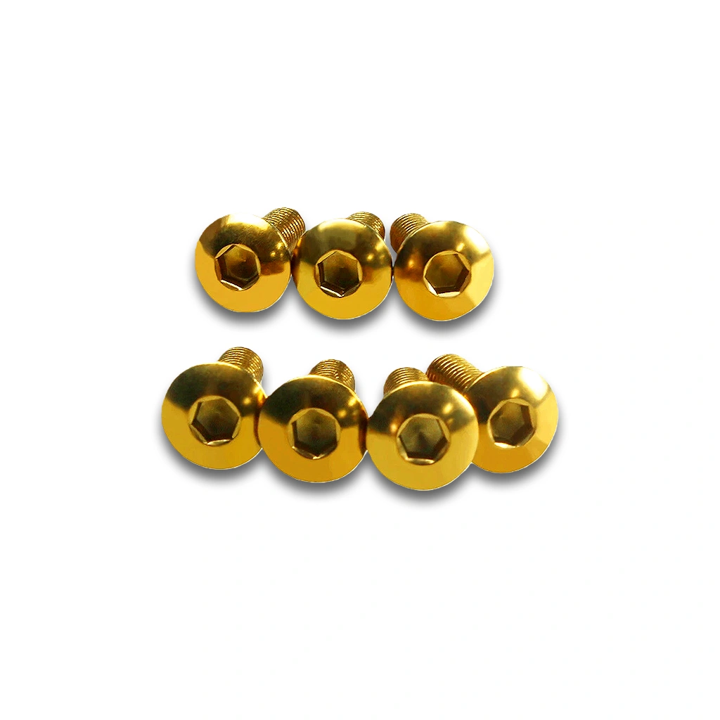 Gold Front Brake Rotor Bolt Kit for Harley Touring models 2009–Later - Image 6