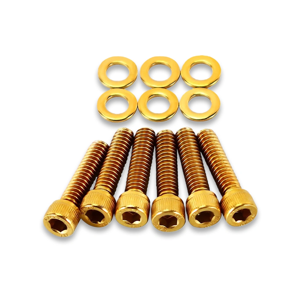 Gold Transmission Top Cover Bolt Kit for Harley Softail, Dyna & Touring 2006–2025 - Image 6