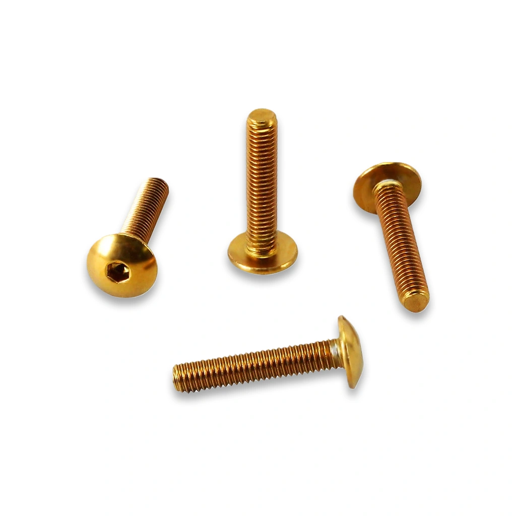 Gold M5 Windshield Bolt Kit for Harley Road Glide 2015–2023 - Image 5