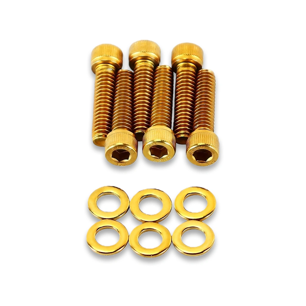 Gold Transmission Top Cover Bolt Kit for Harley Softail, Dyna & Touring 2006–2025 - Image 7