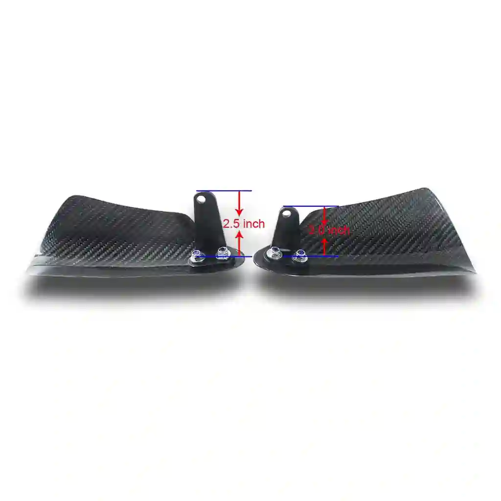 Carbon Fiber Hand Guard Windshields for Harley Rearview Mirrors (Left & Right) - Image 6