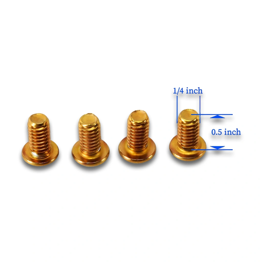 Gold Front Fender Bolt Kit for Harley Fat Bob & Low Rider Models 2018–Later - Image 6