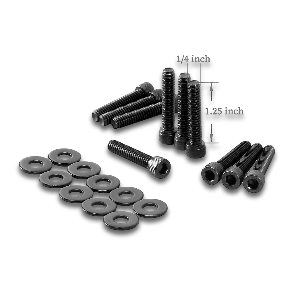 Black M8 Engine Cam Cover Bolt Kit for Harley Softail 2018–Later & Touring 2017–2024 - Image 3