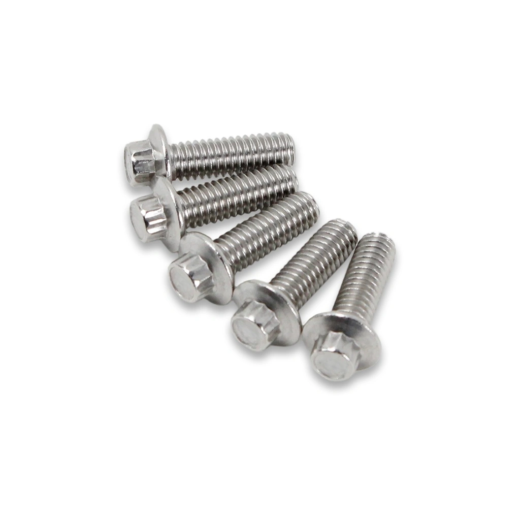 Silver Front Brake Rotor Bolt Kit for Harley - Image 4