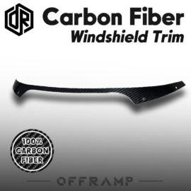 Carbon Fiber Windshield Trim Cover for Harley Road Glide Models 2015–2023