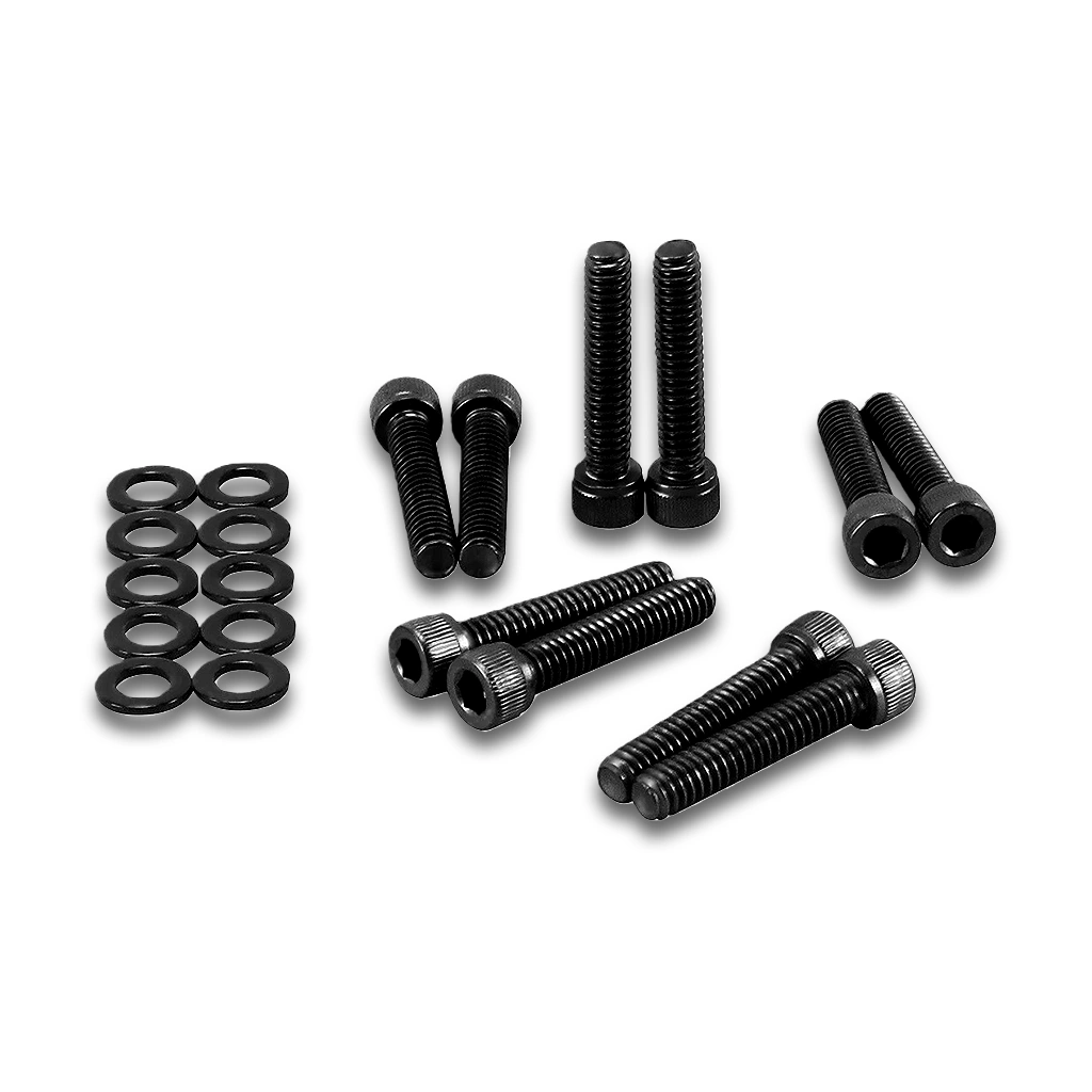 Black Engine Cam Cover Bolt Kit for Harley Softail, Dyna & Touring 2001–2017 - Image 2