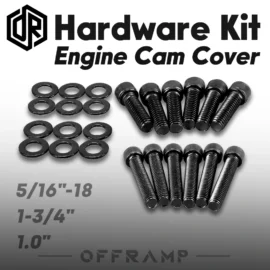 Black Twin Cam Engine Cam Cover Bolt Kit for Harley Softail, Dyna & Touring 2000–2017