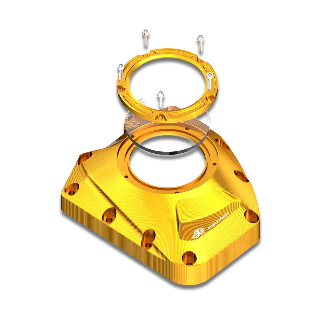 Gold Engine Cam Cover for Harley Touring Models 2001-2016, Softail & Dyna Models 2001-2017 - Image 5