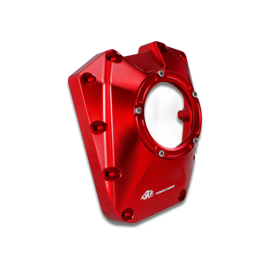 Red Engine Cam Cover for Harley Touring Models 2001-2016, Softail & Dyna Models 2001-2017 - Image 5