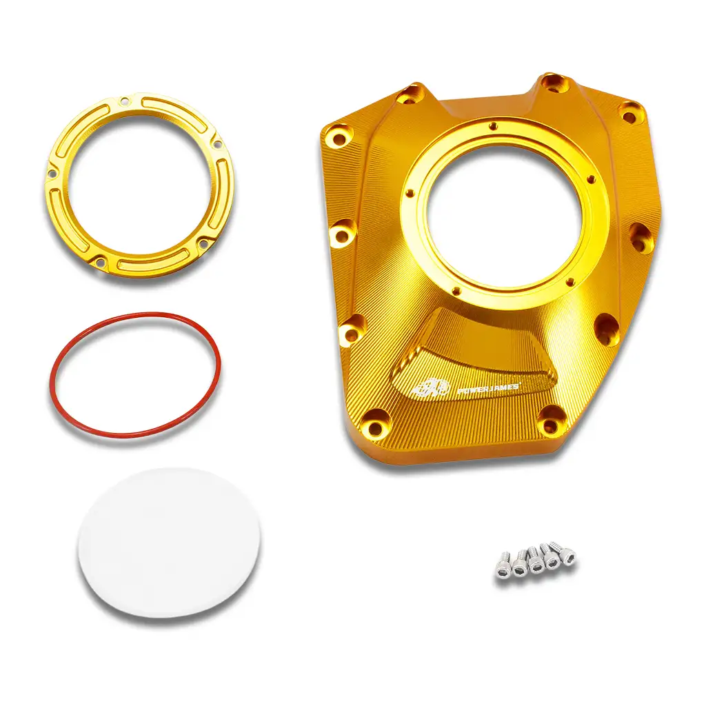 Gold Engine Cam Cover for Harley Touring Models 2001-2016, Softail & Dyna Models 2001-2017 - Image 6